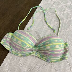 Victoria's Secret Pastel Bikini Top 34C